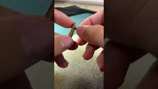 Making a simple leather bracelet #handmade #bracelet #leathercraft #asmr #satisfying #diy