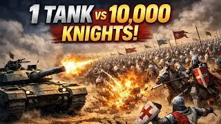 Could One Modern Tank Defeat 10,000 Medieval Knights 