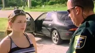 Cops Tv show Martin county Florida. Traffic stop and drug paraphernalia found. (2008).