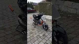 This is how 100cc Aerox Sounds like 🤯 #yamaha #aerox #100cc #sound #2t #tuning