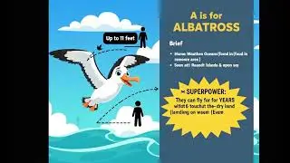 A is for Albatross: The Bird That Sleeps While Flying! 🌊