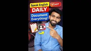 Start Speaking English Daily | Don&rsquo;t Wait for Perfection, Just Start #englishspeaking #shorts #doit