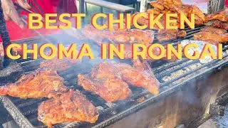 Kenyan Street Food | Chicken Choma in Ongata Rongai