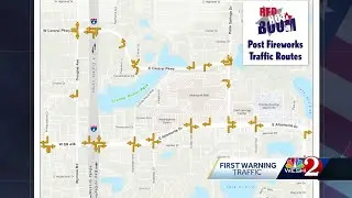Altamonte Springs road closures for Red Hot & Boom 2025