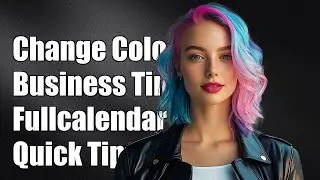 Change color of business time of Fullcalendar