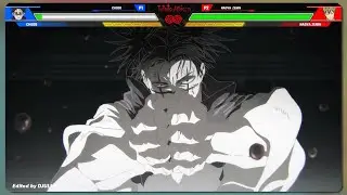 Choso VS Naoya Zenin WITH HEALTHBARS ⚡️ Jujutsu Kaisen Season 3