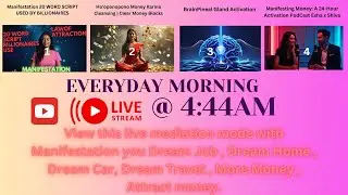Manifestation 20 WORD USED BY BILLIONAIRES  I Ho'oponopono Money Karma Cleansing | Clear Money Block