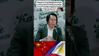 Diplomacy of the Philippines & China should not change, according to Mr. Lucio Ptilo