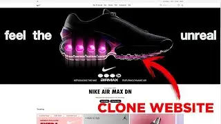 I BUILT THE NIKE WEBSITE FROM SCRATCH! ⚠️ FOR EDUCATIONAL PURPOSES ONLY