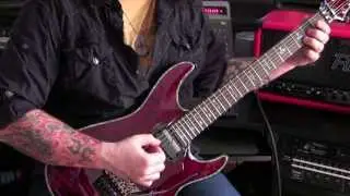 Schecter Hellraiser C-1 FR Sustainiac Playthrough - Demo