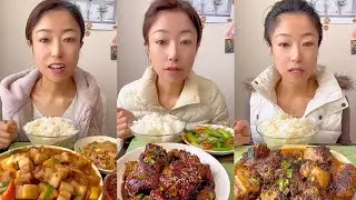 Chinese Home-Cooked Food Mukbang | Realistic Eating Sounds No Talking #322