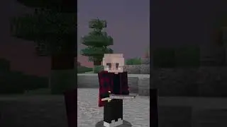 Custom Samurai Sword in Minecraft! #shorts