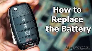 Kia Hyundai Key Fob - How to Replace the Battery