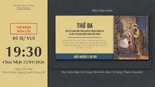🔴Kinh Mân Côi | 25/01/2026 | 5 Sự Vui - Tối Chúa Nhật III Mùa Thường Niên