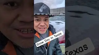 Snow Day in Texas #texasweather