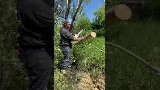 Chainsaw in blind #Blind #VisuallyImpaired #MyBlindAdventure￼￼