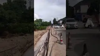 Lightweight foam concrete construction site. Please add whatsapp +86 13 395370003. #machinery