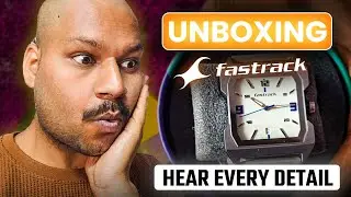 Unboxing a Fastrack Watch with Real Sound | ASMR Satisfaction | Wrist Watch Unboxing