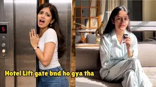 Jagrati lift mein faste faste bachi | Hotel Paras Mahal in Udaipur | Radhika Verma