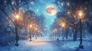 Moonlight Winter Night ❄️ Deep Calm Music for Sleep & Anxiety Relief