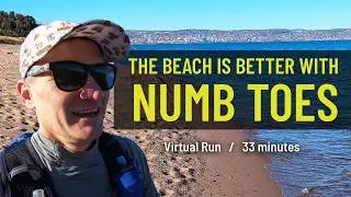 Park Point Beach, Duluth - Scenic POV Virtual Run for Treadmill