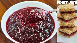 Apple Plum Jam recipe | Mixed fruit jam using just 2 fruit #jam #mixedfruitjam #rachanashomecooking