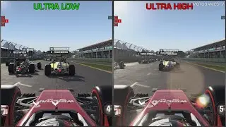 F1 2016 [PC] - Ultra Low vs Ultra High - Graphics Comparison