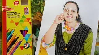 Colourpencil on Ivory paper | Time lapse #colourpencil #drawing