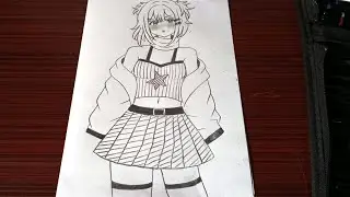 how to draw anime girl full body step by step  | how to draw a girl body | how to draw anime easy