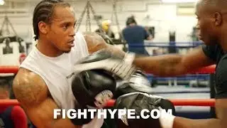 ANTHONY YARDE'S UNIQUE RHYTHMIC MITT ROUTINE; HANDS FLYING EVERYWHERE