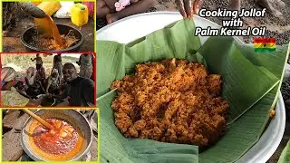 I've Never Seen Anything like this !!PALM KERNEL OIL JOLLOF!! A MUST TRY RECIPE