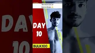 Strong back + bicepsright exercises se banti hai 💪Best exercises for beginners  BULK100 &ndash; Day 10 🔥