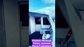 #sydney #Australia # ferries # Rivercat #boat #boatlife #boattrip #adventure