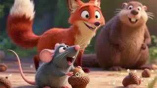 Fiona the fox acorns | kids animation | cartoon