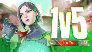 1v5 UNEXPECTED CLUTCH WITH VIPER OUTPLAYS
