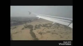 Sialkot to Karachi PIA flight. Cabin view takeoff and landing