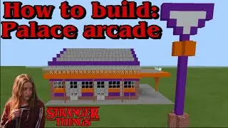 How to build: Palace arcade from stranger things in Minecraft