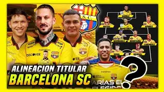 EQUIPAZO 2026! ALINEACIÓN TITULAR BARCELONA SC - CÉSAR FARIAS! LIGA PRO, COPA LIBERTADORES