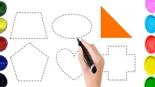 Shapes song for kids, Learn 2d shapes, colors for toddlers | Preschool Learning part - 430