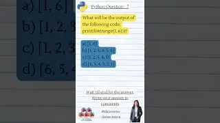 python mcq questions and answers - 7 