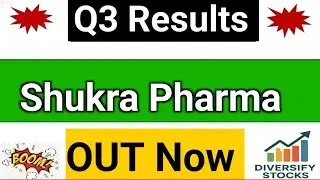 Shukra Pharma Q3 Results 2026 | Shukra Pharma share latest news | Shukra Pharma Results Today 