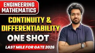 Continuity And Differentiabilty 🔥 | Engineering Mathematics Crash Course #gate2026
