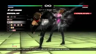 Dead or Alive 5: Last Round - Hayate Combo Challenge [60 FPS]