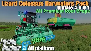 Colossus Harvesters Pack   / FS22 UPDATE for all platforms