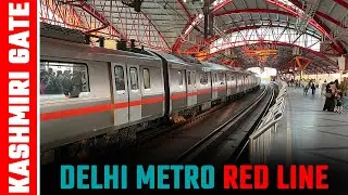 Kashmere Gate Metro Station || Red , Violet and yellow line Metro || Biggest Metro Station in Delhi