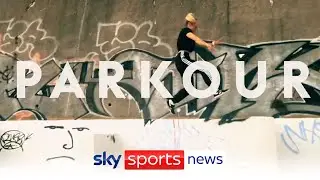 Heather Fisher learns Parkour