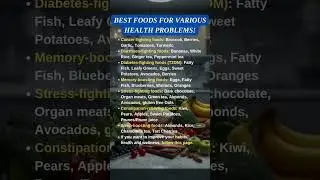 Best Foods for Every Health Problem 🥗 | Food Is Medicine #shorts
