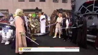 The hosts of The Today Show dressed up for Halloween as the cast of Star Wars