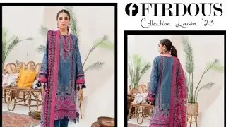💯%ORIGINAL FIRDOUS LAWN COLLECTION -2023👌PAKISTANI LAWN SUITS👌PAKISTANI SUIT MB-7607473487#subscribe