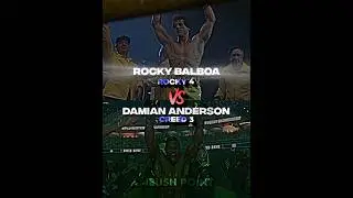 Rocky Balboa VS Damian Anderson | #rocky #rockybalboa #creed #fyp #shorts